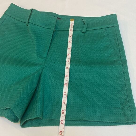 Ann Taylor Factory High Waist Green Shorts - Picture 4 of 10
